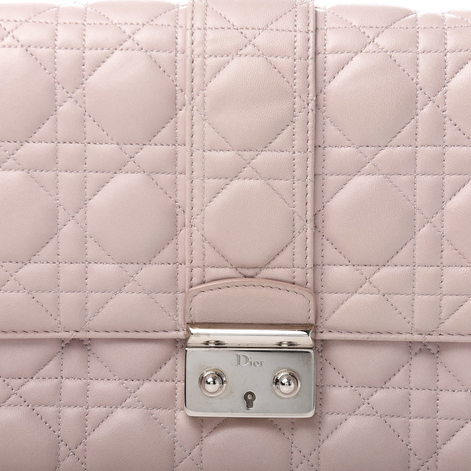 Christian Dior Lambskin Cannage Medium Miss Dior Flap Light Pink 11 of 12