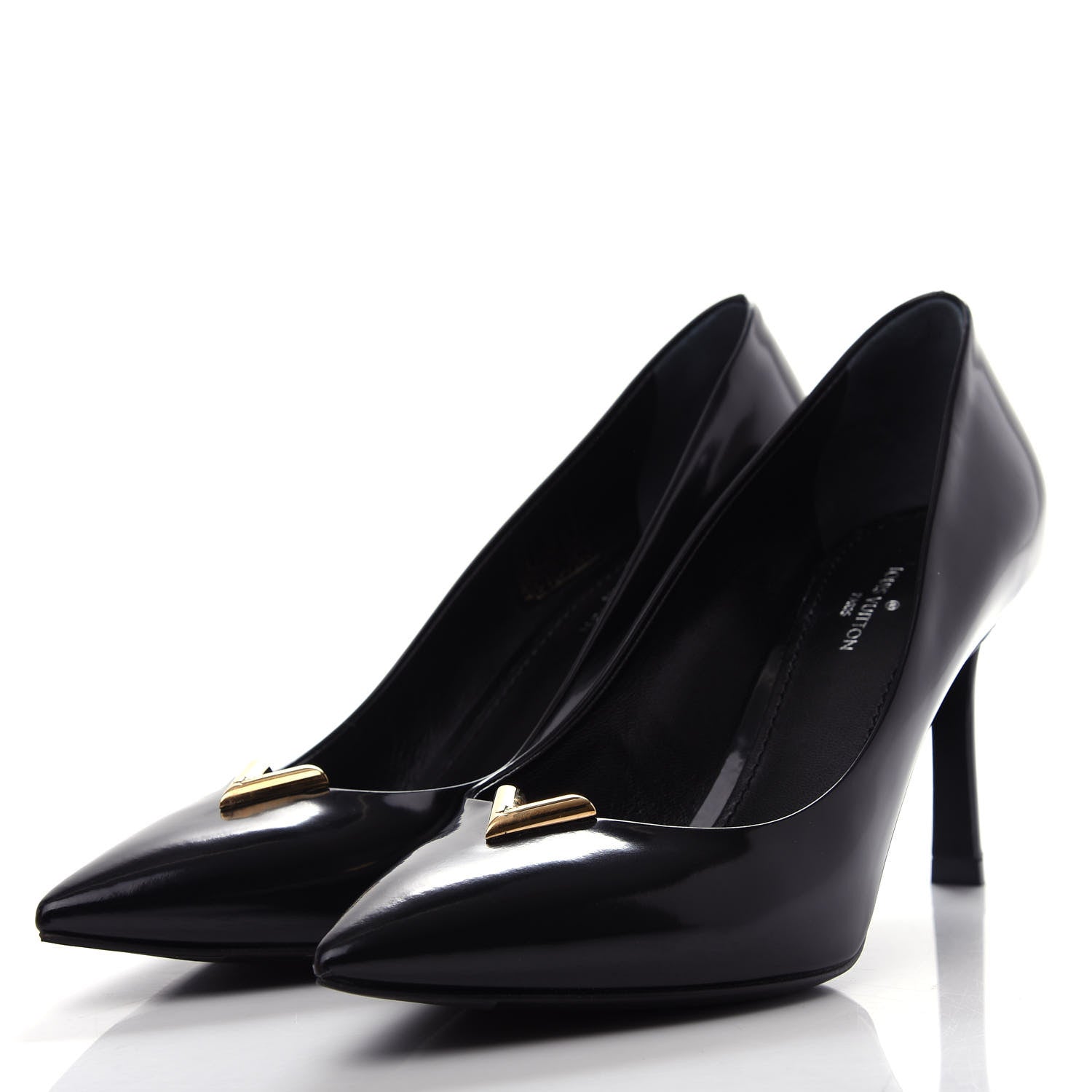 Louis Vuitton Calfskin Heartbreaker Pumps 36.5 Black 3 of 11
