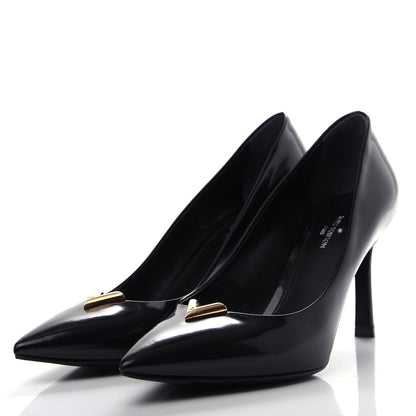 Louis Vuitton Calfskin Heartbreaker Pumps 36.5 Black 3 of 11