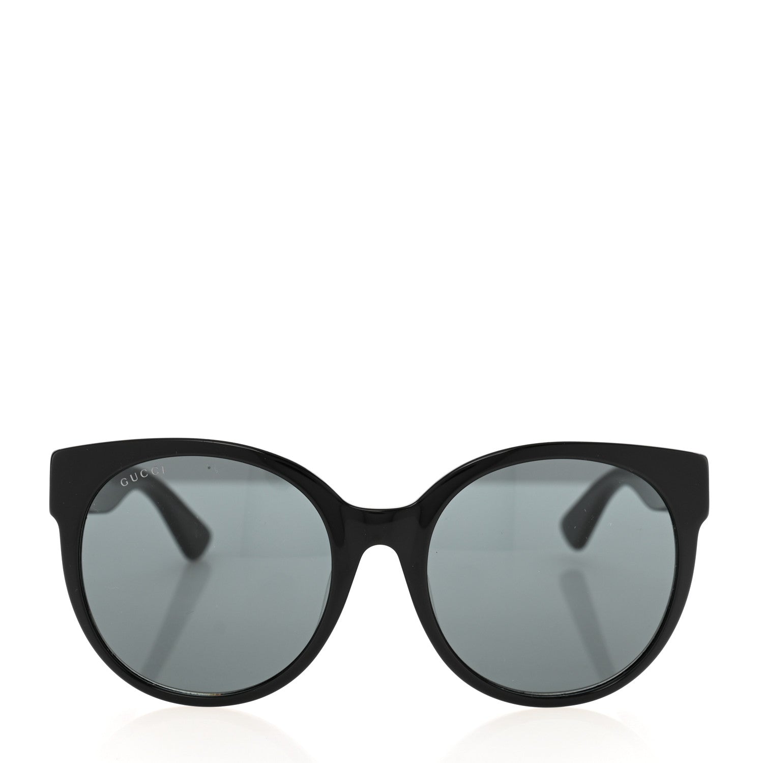 Gucci Acetate Round Sunglasses GG 0035S Black 2 of 8