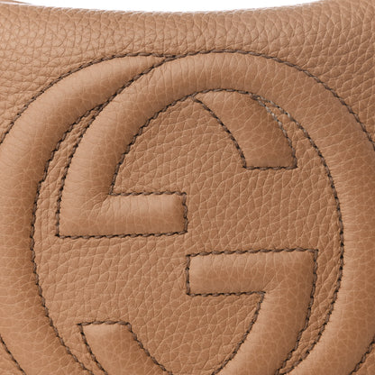 Gucci Pebbled Calfskin Small Soho Disco Bag Camelia 8 of 8