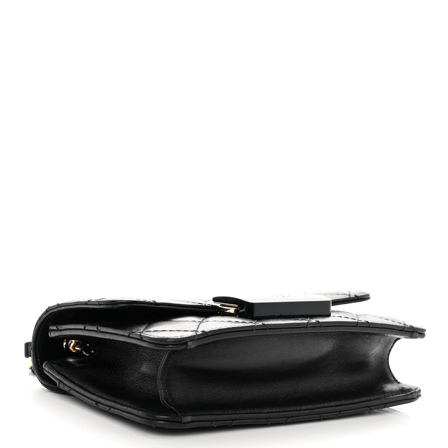 Chanel Sheepskin Quilted Mini Beauty Lock Flap Black 4 of 12