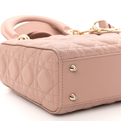 Christian Dior Lambskin Cannage Small My ABCDior Lady Dior Fard 8 of 10