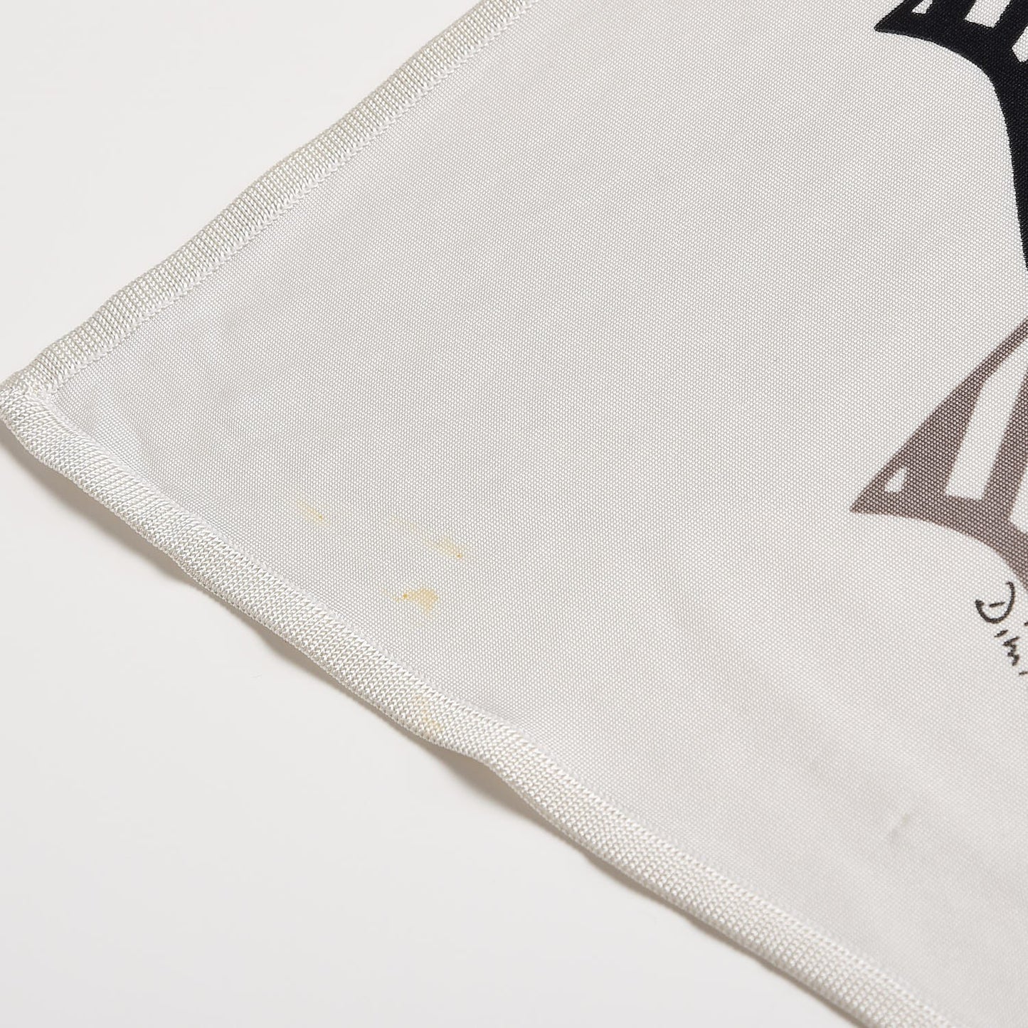 Silk Jersey Onde De Chic Scarf 90 Blanc Noir Sepia