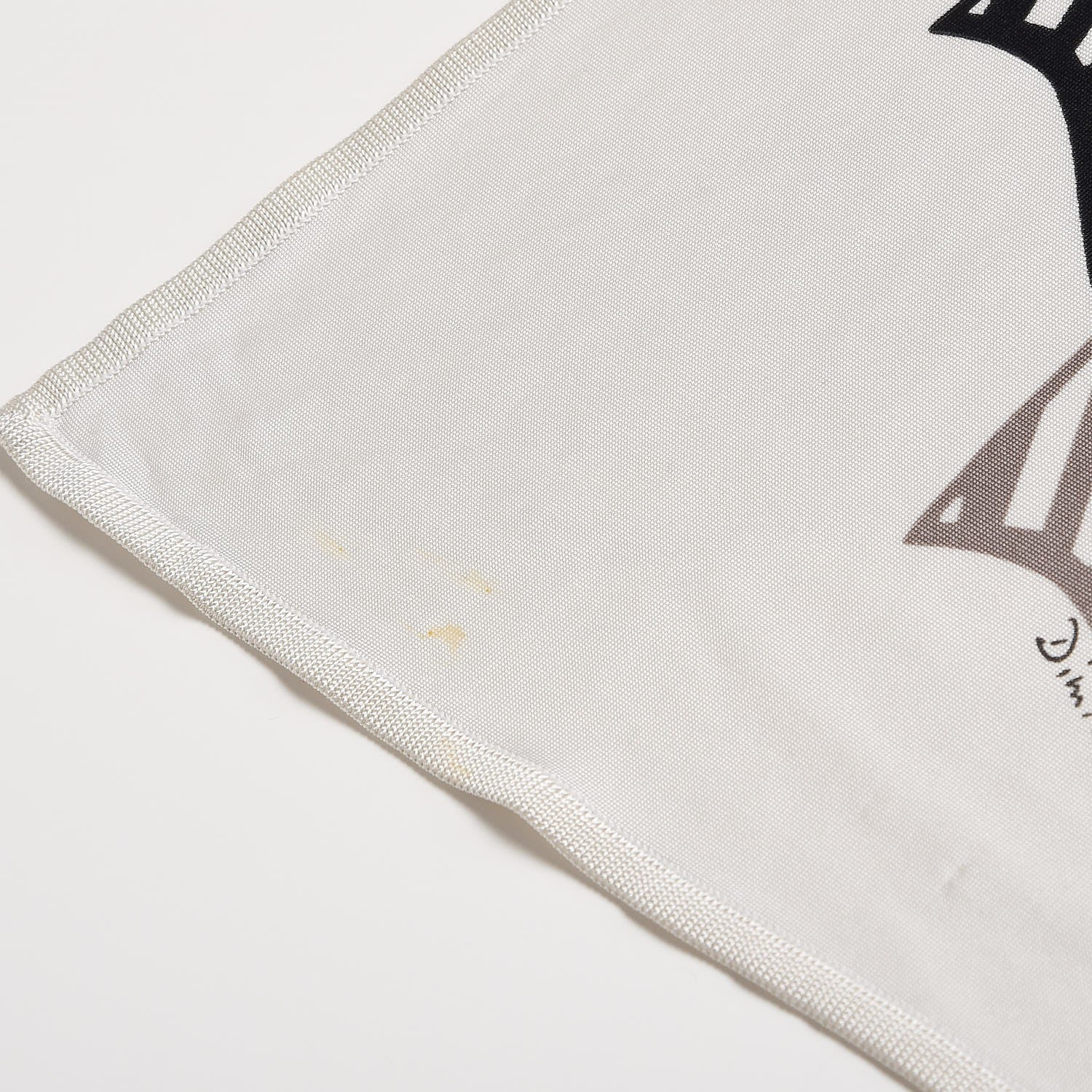 Hermes Silk Jersey Onde De Chic Scarf 90 Blanc Noir Sepia 3 of 8