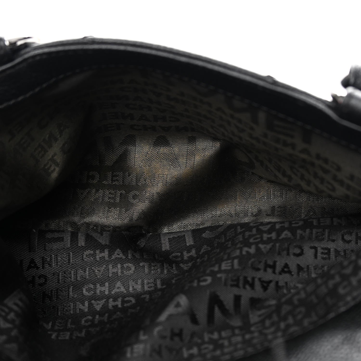Chanel Caviar Square Stitched Bowler Black 10 of 12