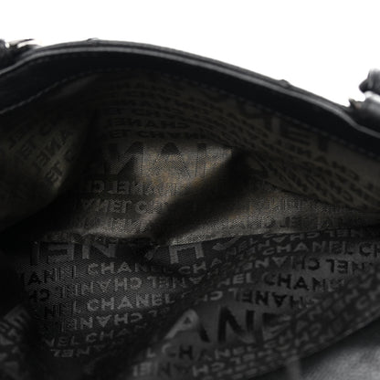 Chanel Caviar Square Stitched Bowler Black 10 of 12