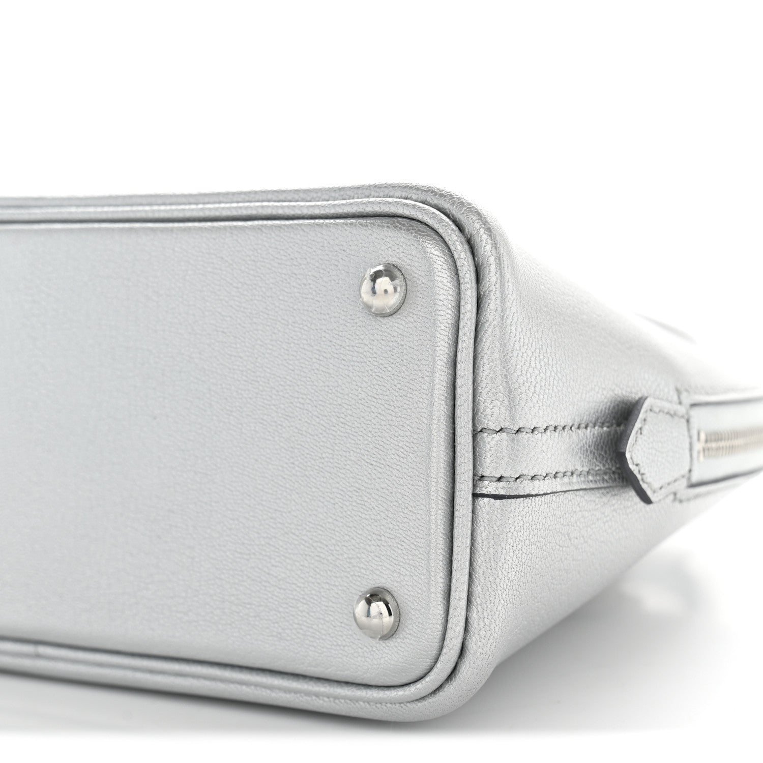 Hermes Metallic Chevre Chamkilight Mini 1923 Bolide Argent 10 of 11