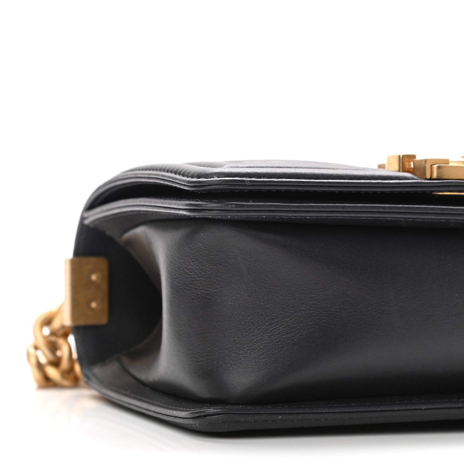 Chanel Calfskin Quilted Small Boy Flap Dark Grey 9 of 11