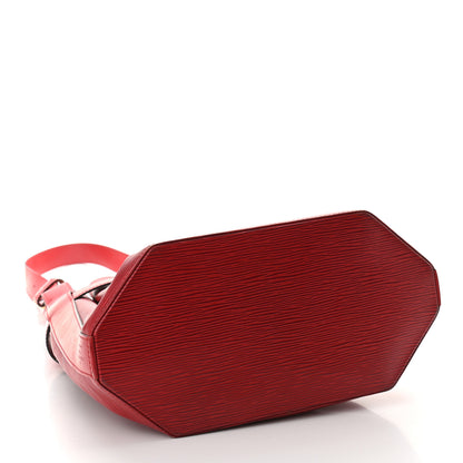 Louis Vuitton Epi Sac D'Epaule GM Castillan Red 4 of 11