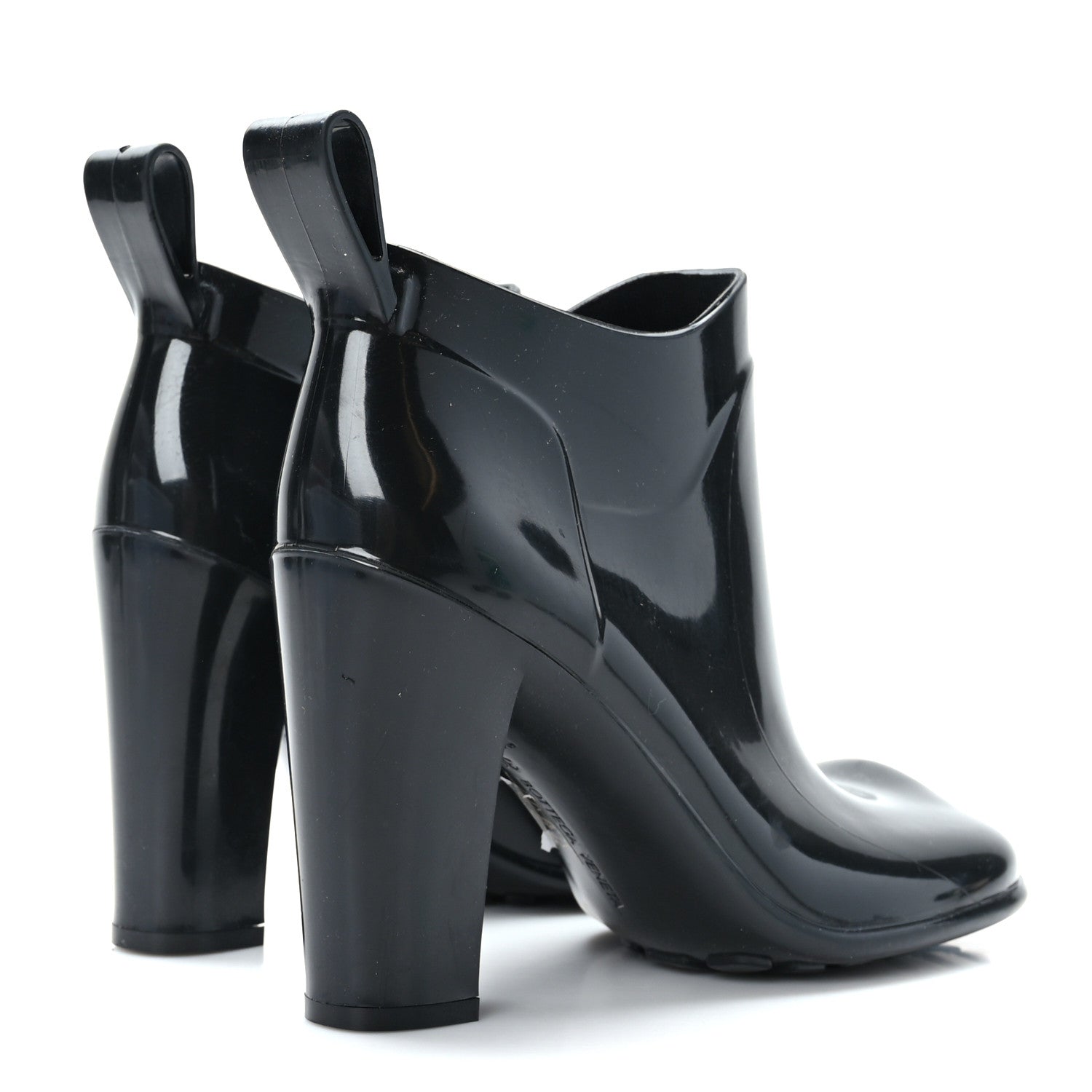 Bottega Veneta Rubber Storm Ankle Boots 39 Black 4 of 7