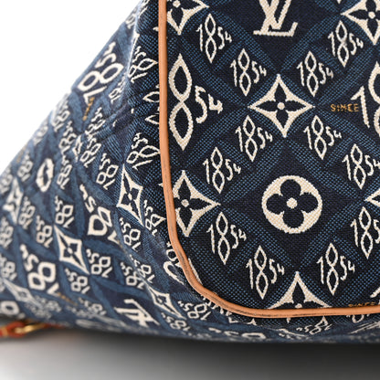 Louis Vuitton Jacquard Since 1854 Neverfull MM Blue 12 of 14