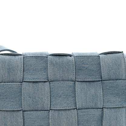 Bottega Veneta Denim Maxi Intrecciato Cassette Crossbody Bag Blue 5 of 9