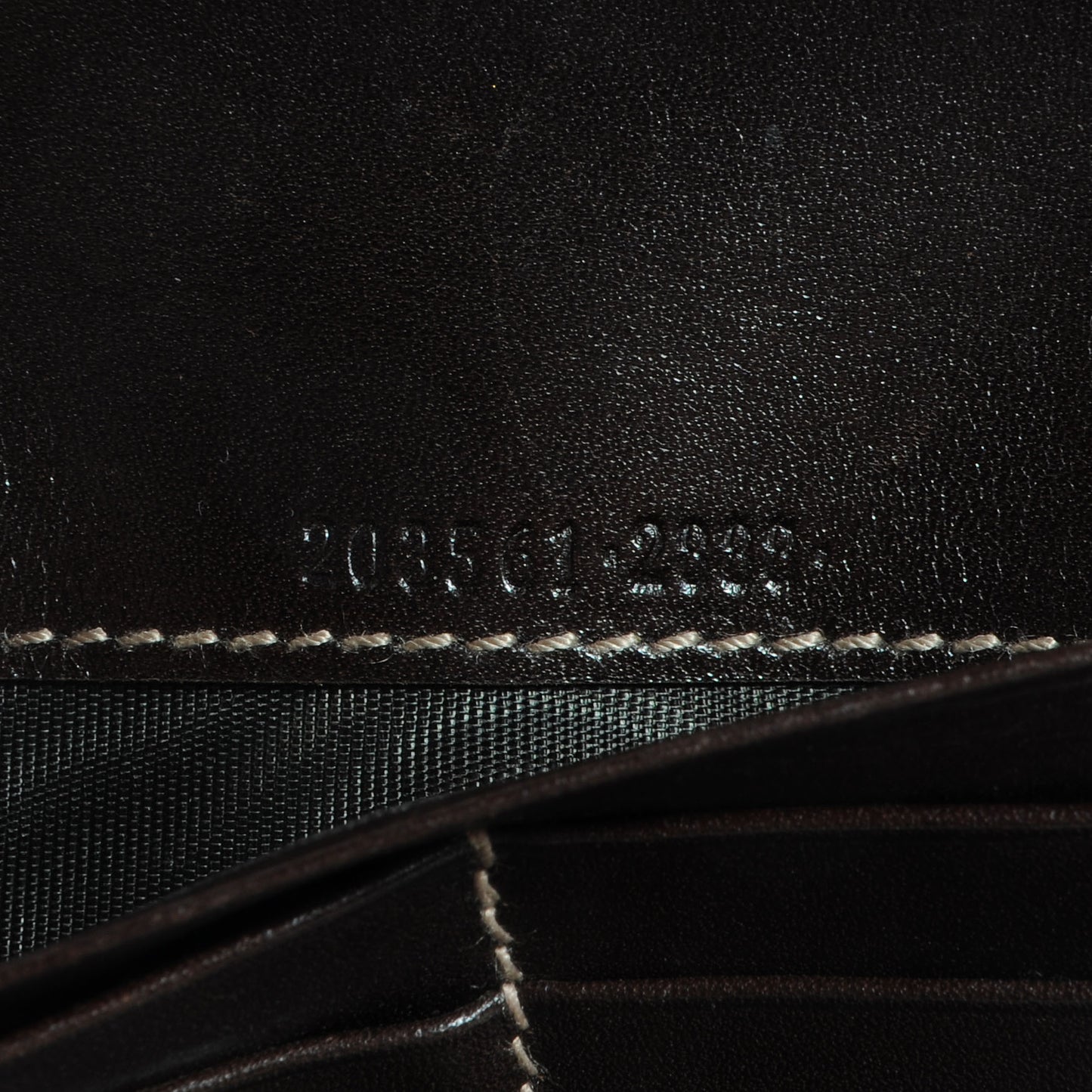 Patent Monogram Continental Wallet Brown