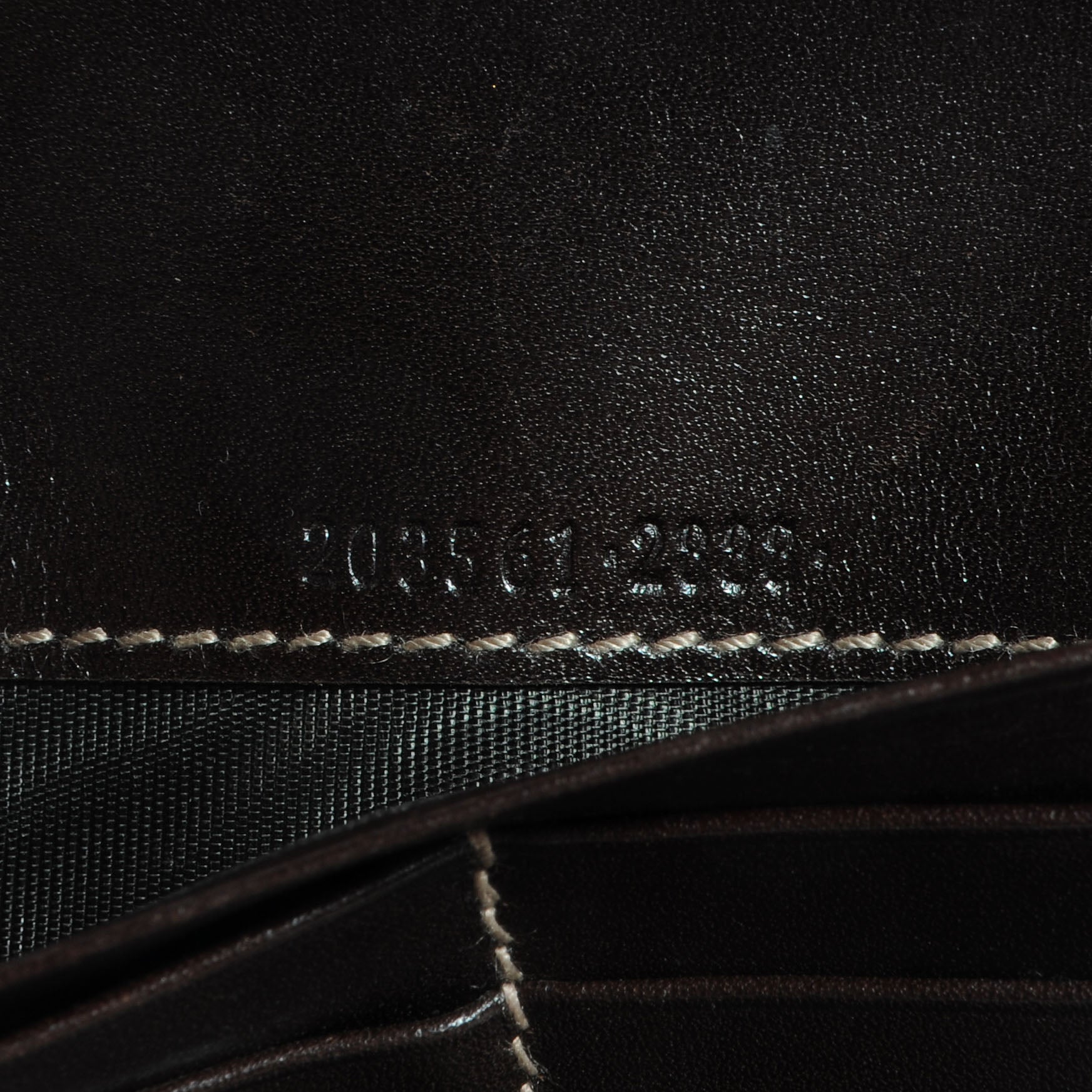 Gucci Patent Monogram Continental Wallet Brown 8 of 8