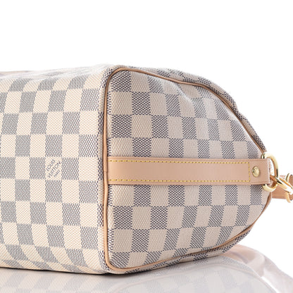 Louis Vuitton Damier Azur Speedy Bandouliere 25 10 of 12