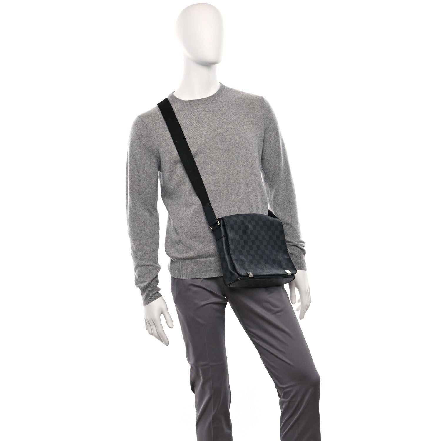 Louis Vuitton Damier Graphite District PM 2 of 10