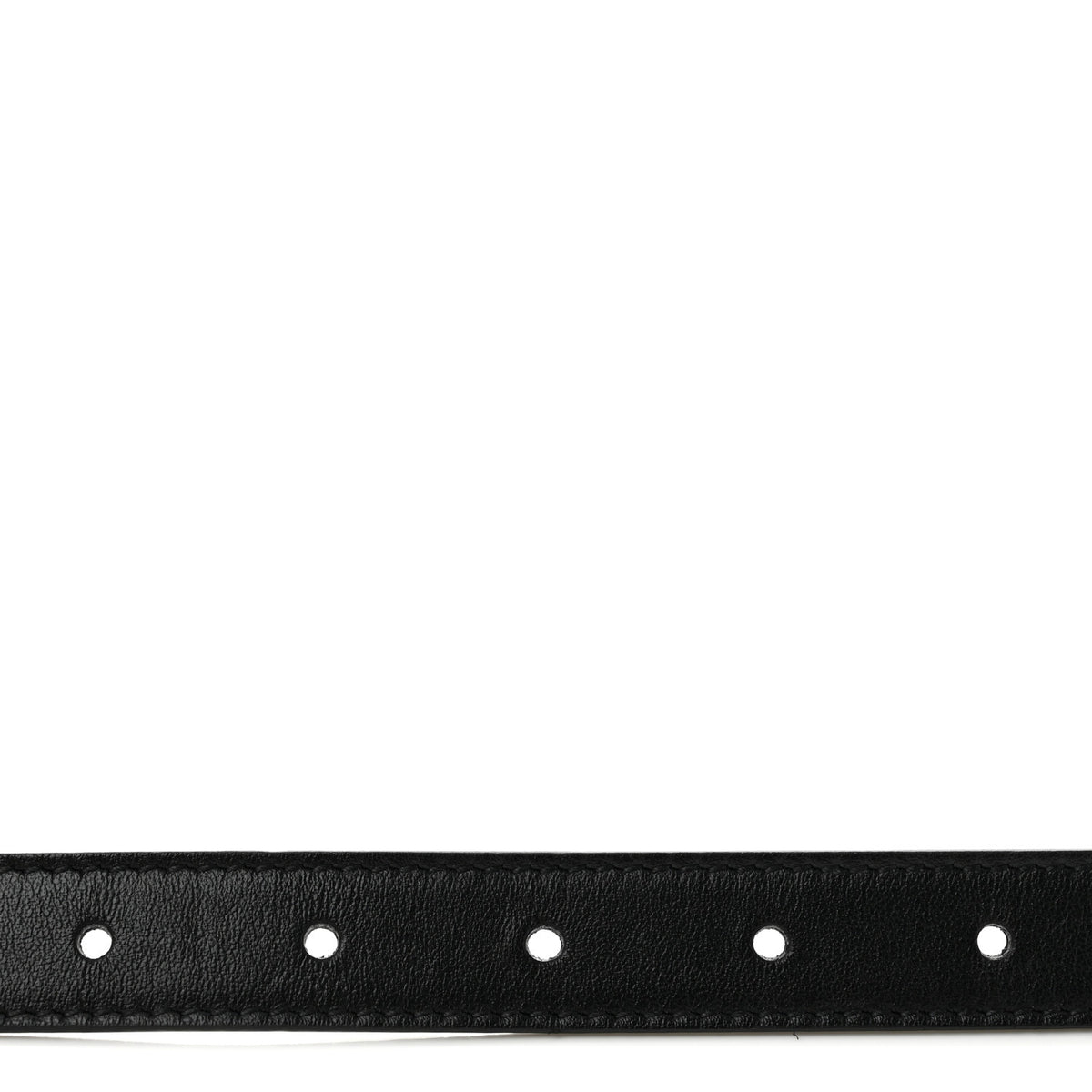 Plutone Calfskin Palladium Double G 20mm Belt 100 40 Black