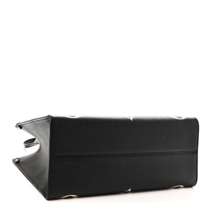 Louis Vuitton Empreinte Monogram Giant Onthego MM Black Beige 4 of 10