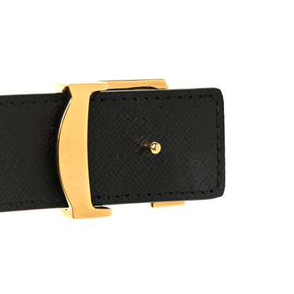 Louis Vuitton Calfskin Monogram 30mm LV Initiales Reversible Belt 85 34 Black 5 of 6