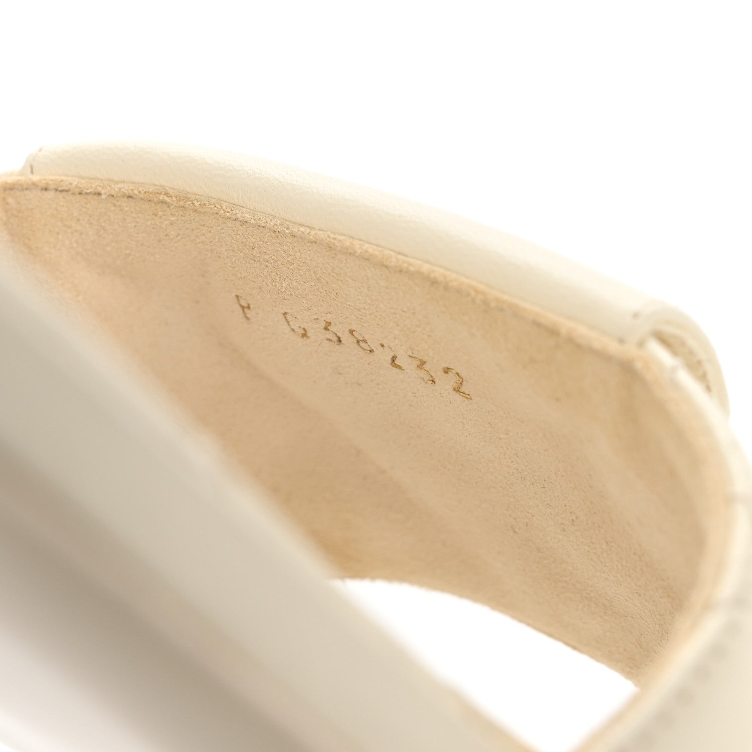 Chanel Lambskin Quilted CC Turnlock Sandals 38.5 Ivory 9 of 10