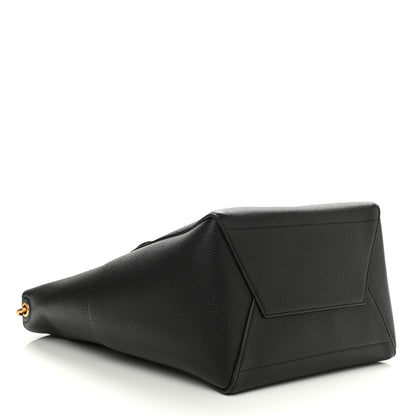 Celine Soft Grained Calfskin Sangle Bucket Bag Black 4 of 12