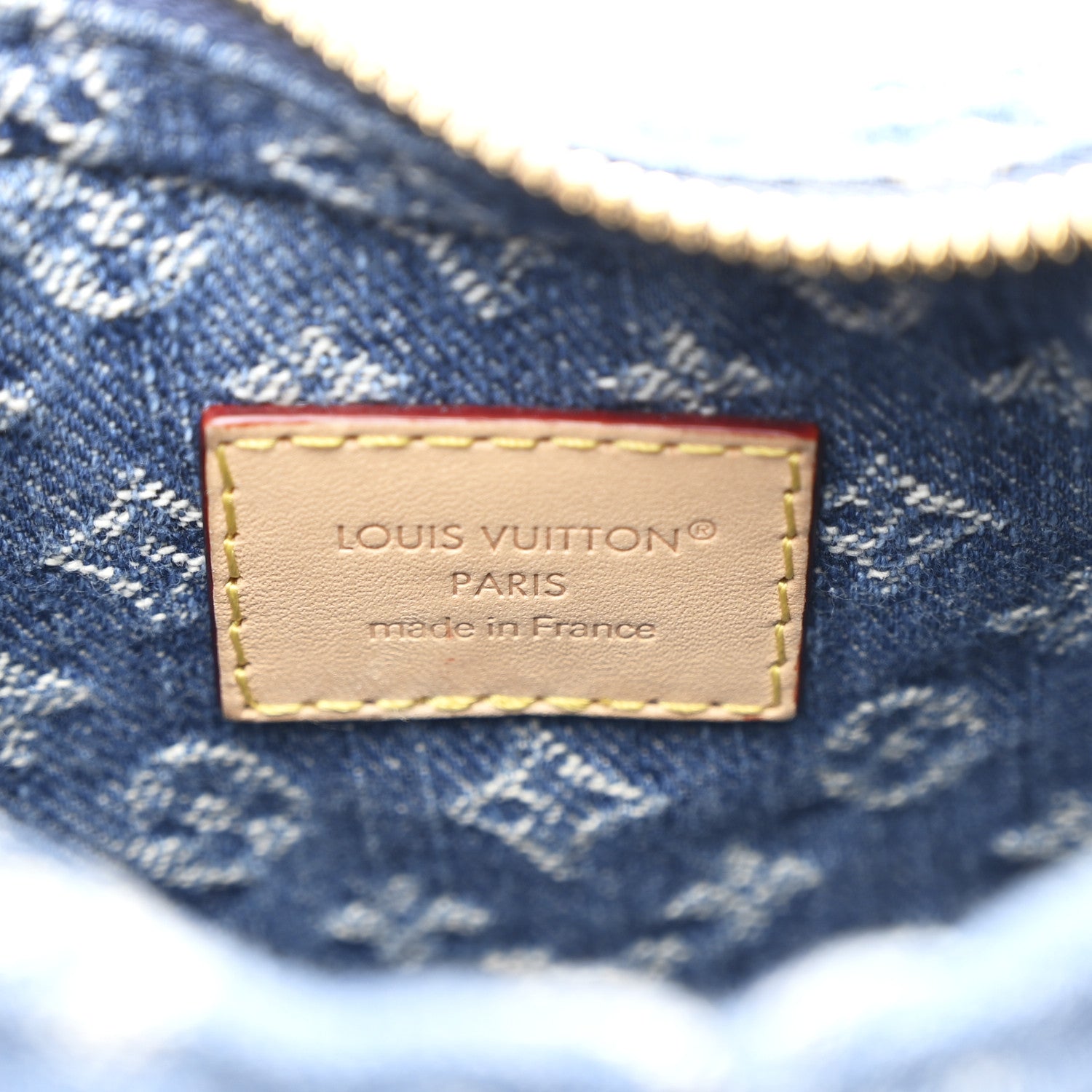 Louis Vuitton Monogram Denim Pochette Valley Blue 6 of 9