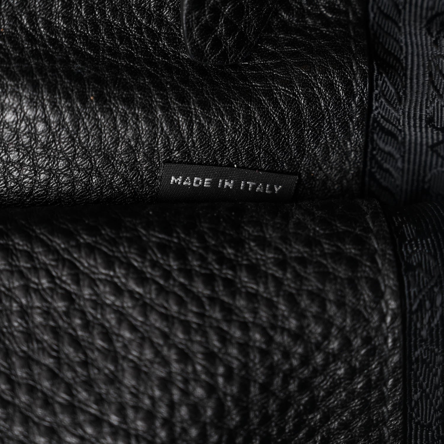 Prada Vitello Daino Tote Black 7 of 13