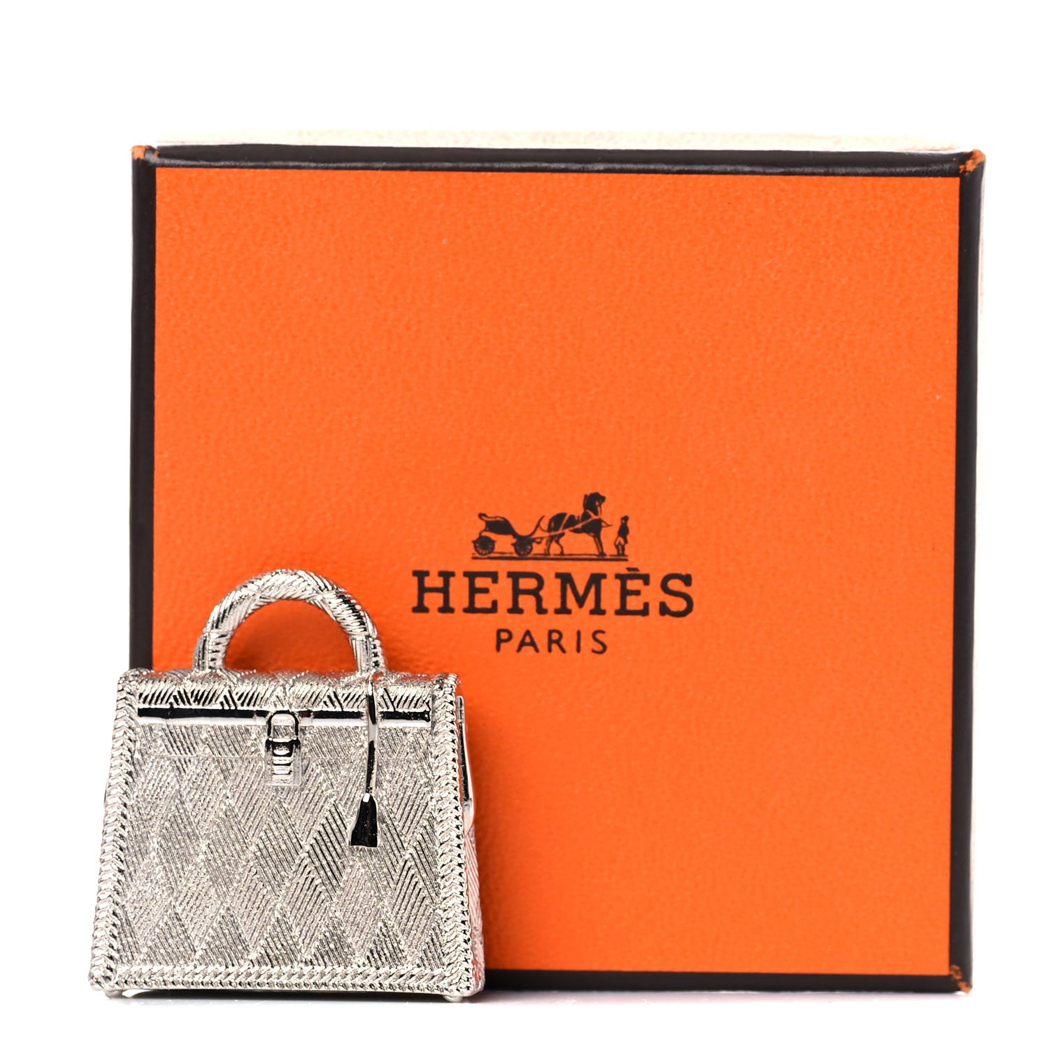 Hermes Palladium Kelly Curiosite Charm 4 of 4