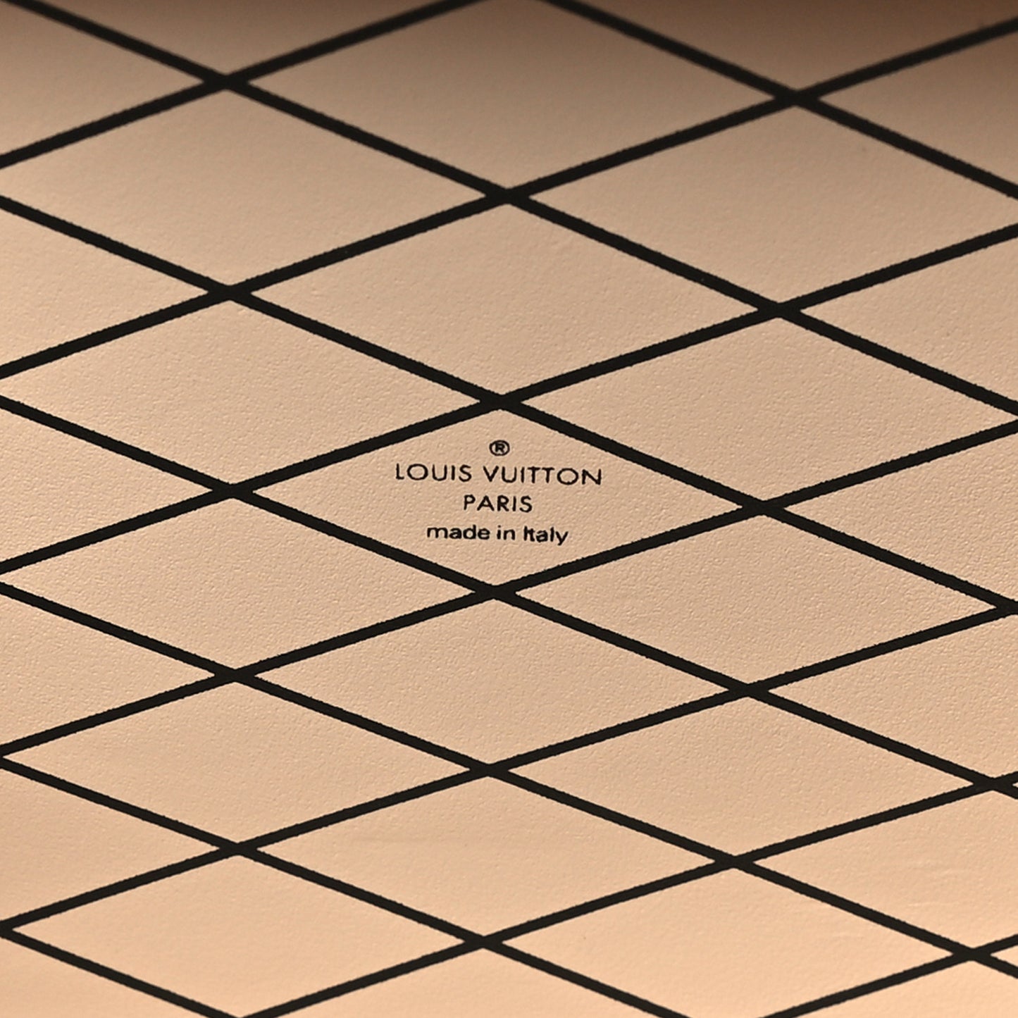Calfskin Metal Monogram Petite Malle Black