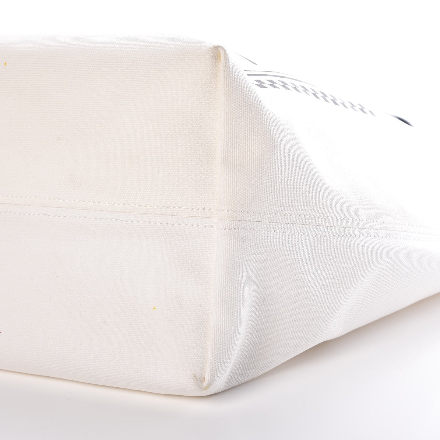 Canvas Logo Tote Black White