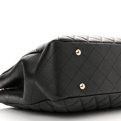 Chanel Calfskin Quilted Large Classic Shopping Tote Black 9 of 12