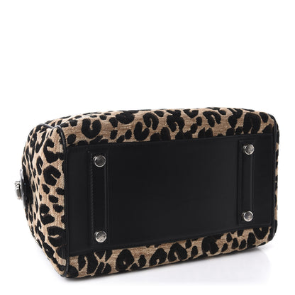 Louis Vuitton Jacquard Velvet Leopard Print Stephen Sprouse Speedy 4 of 10