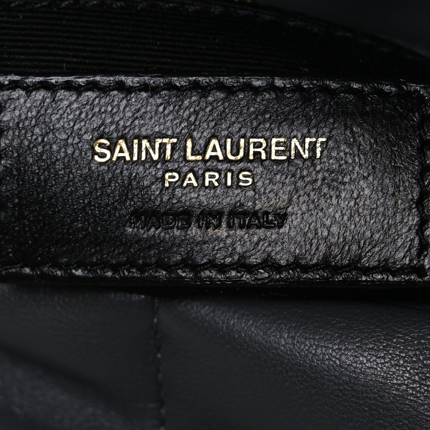 Lambskin Quilted Small Loulou Puffer Monogram Chain Satchel Storm
