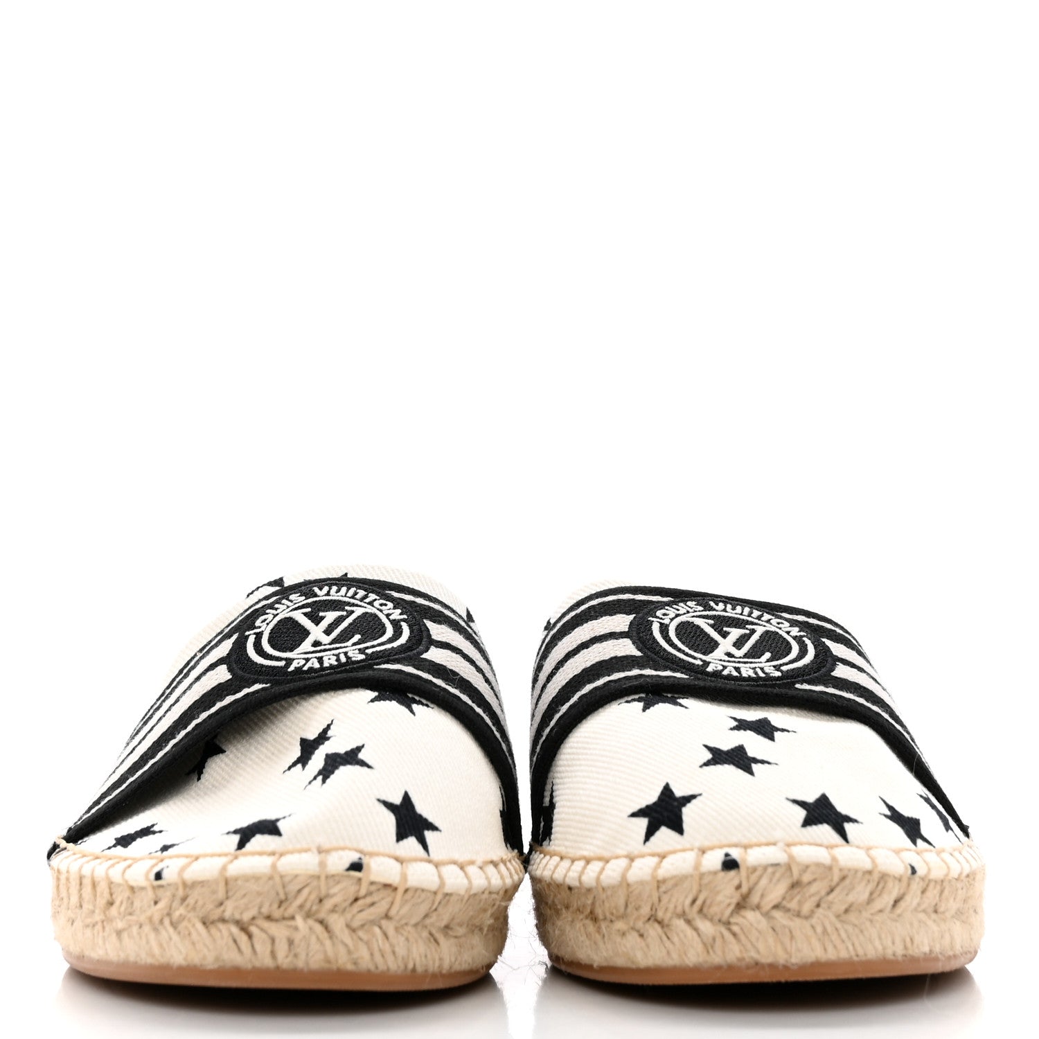 Louis Vuitton Starboard Espadrille Flats 40 White Black 2 of 10