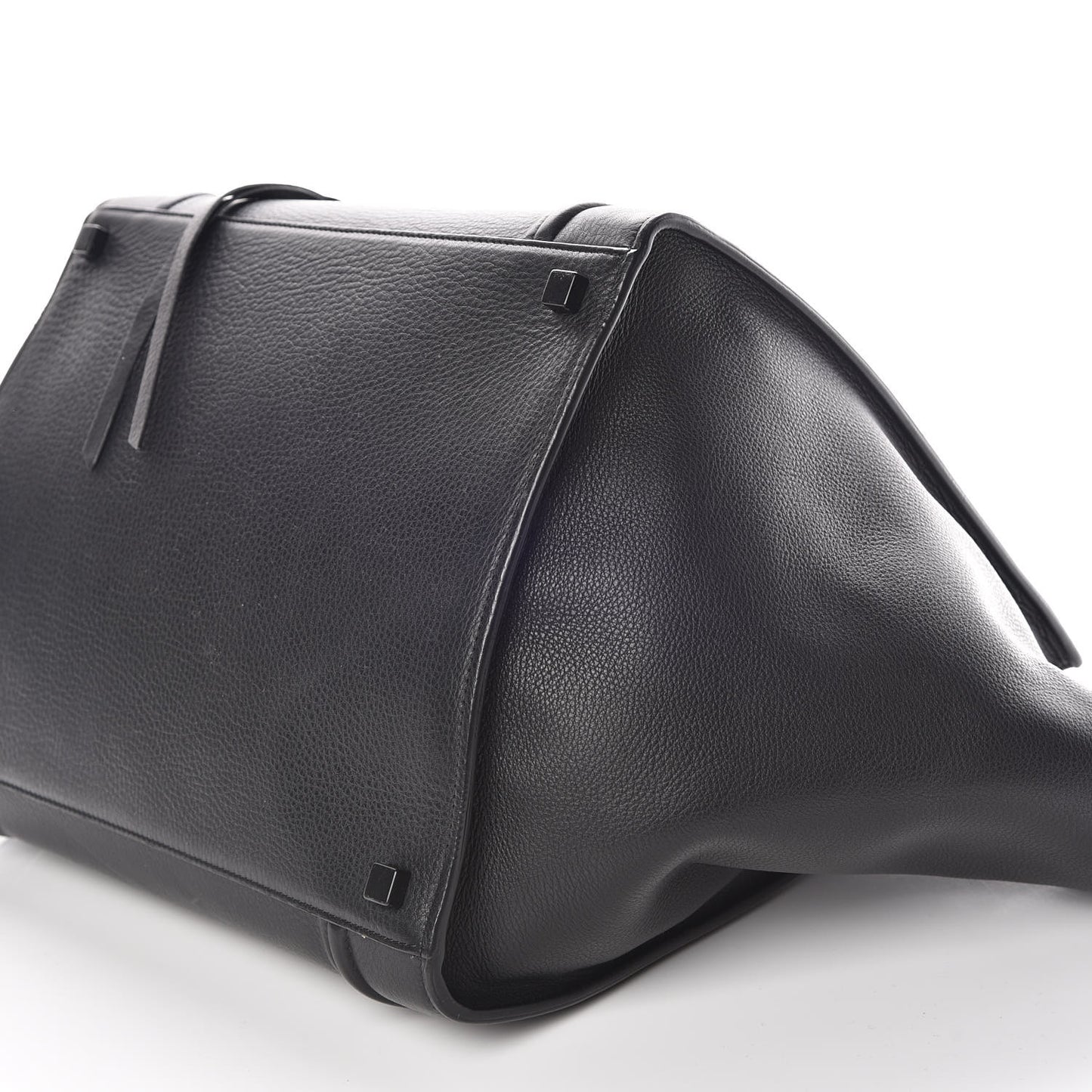 Supple Calfskin Medium Phantom Luggage Black