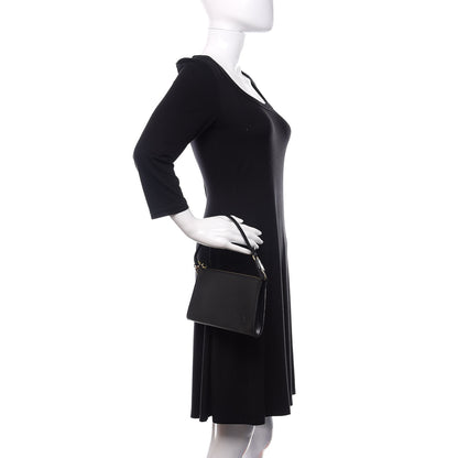 Louis Vuitton Epi Pochette Accessories 24 Black 2 of 12