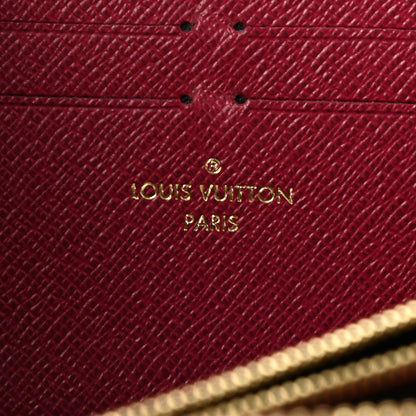 Louis Vuitton Monogram Clemence Wallet Fuchsia 5 of 6