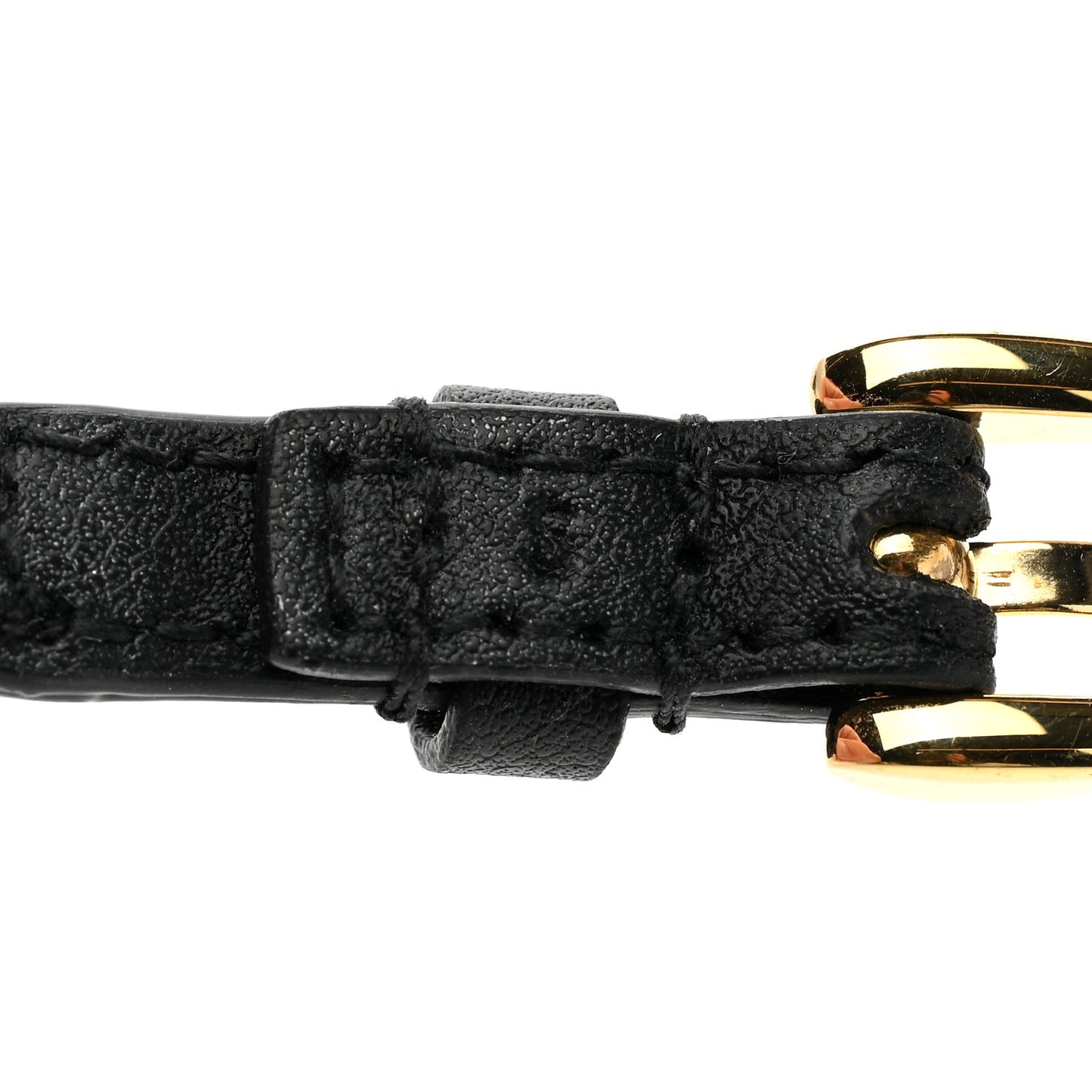 Calfskin Logo Bracelet Black