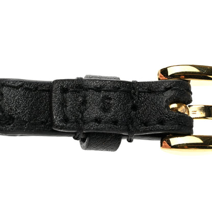 Gucci Calfskin Logo Bracelet Black 5 of 6
