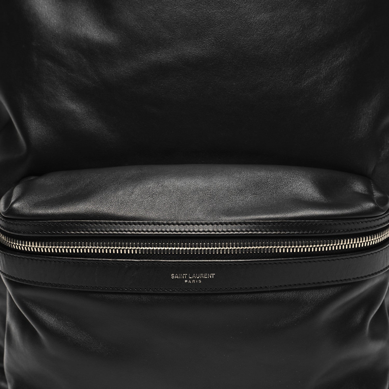 Saint Laurent Calfskin City Backpack Black 7 of 9