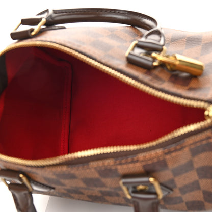 Louis Vuitton Damier Ebene Speedy Bandouliere 25 5 of 10