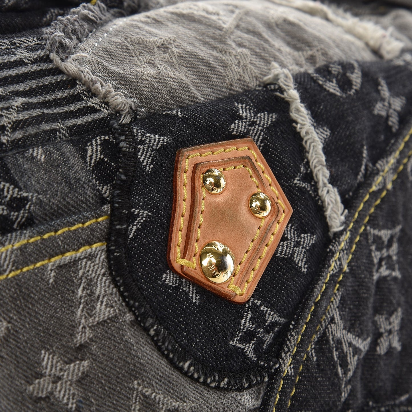 Denim Patchwork Bowly Black