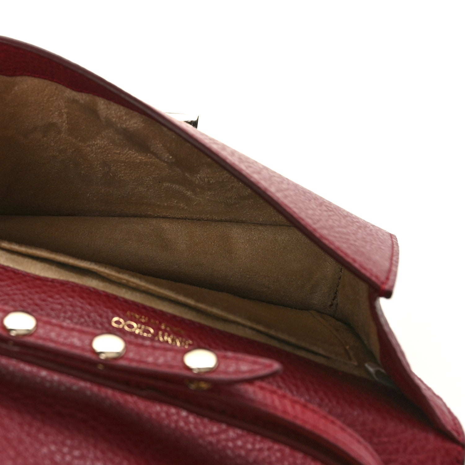 Jimmy Choo Grainy Pebbled Calfskin Rebel Crossbody Bag Pomerol 5 of 8