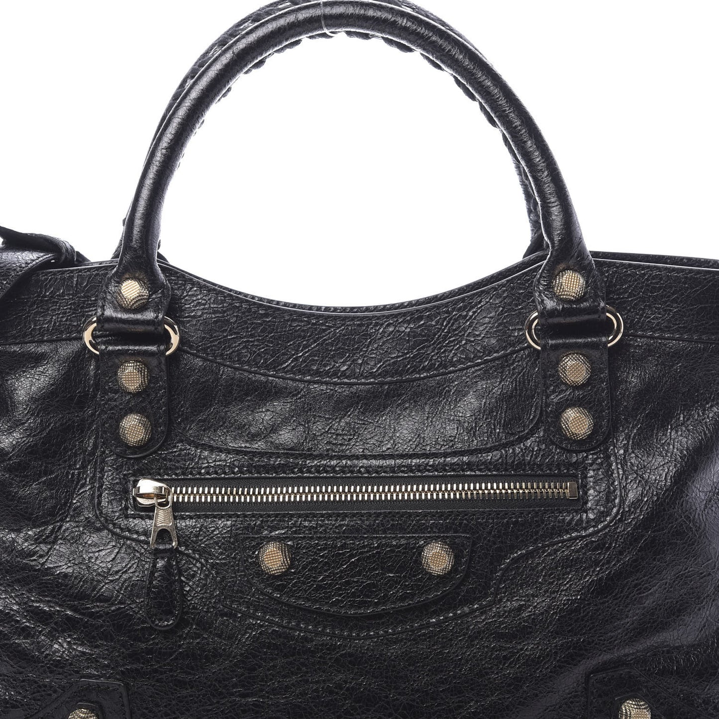 Agneau Giant 12 Gold Hardware Town Black