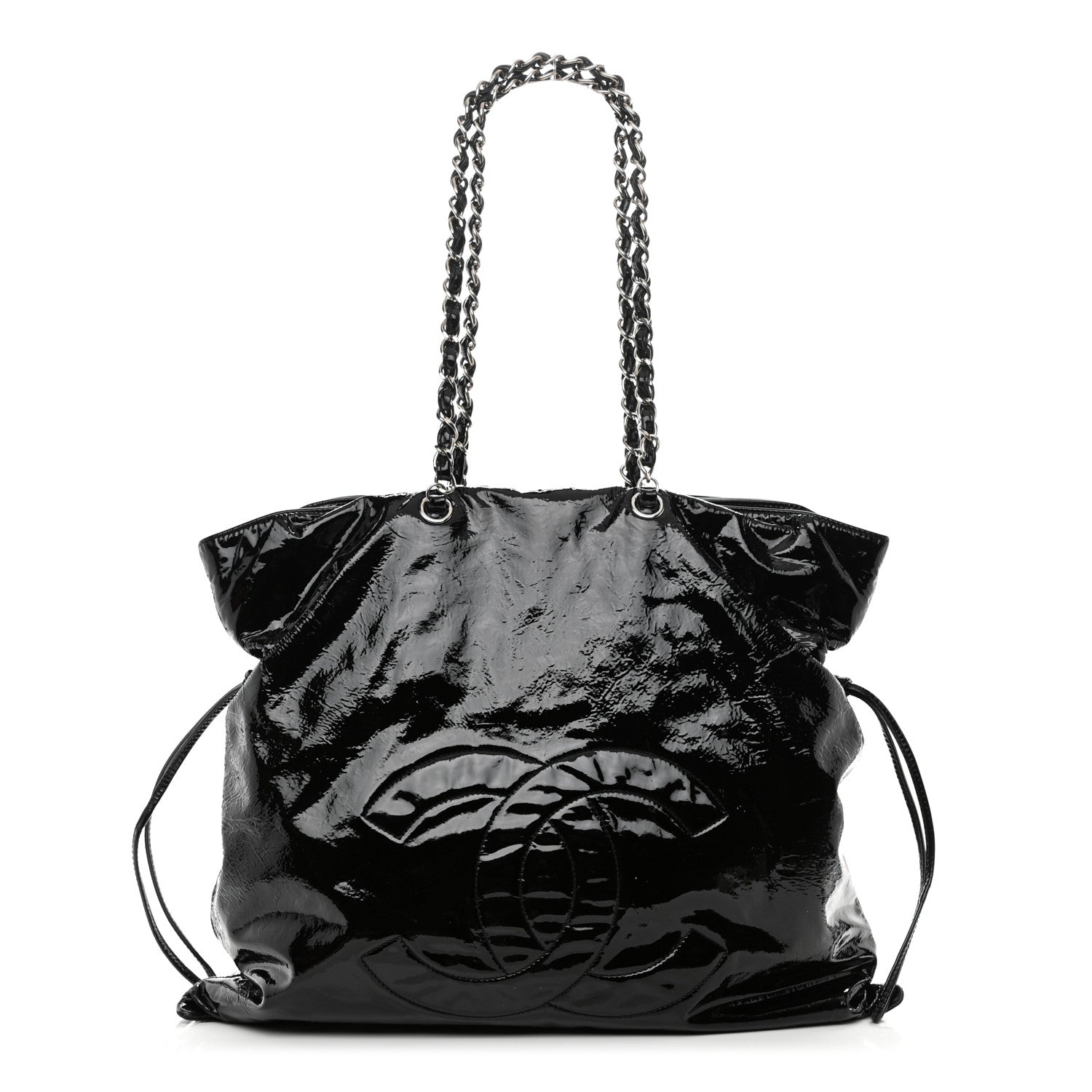 Chanel Patent Bonbons Shopper Tote Black 1 of 9