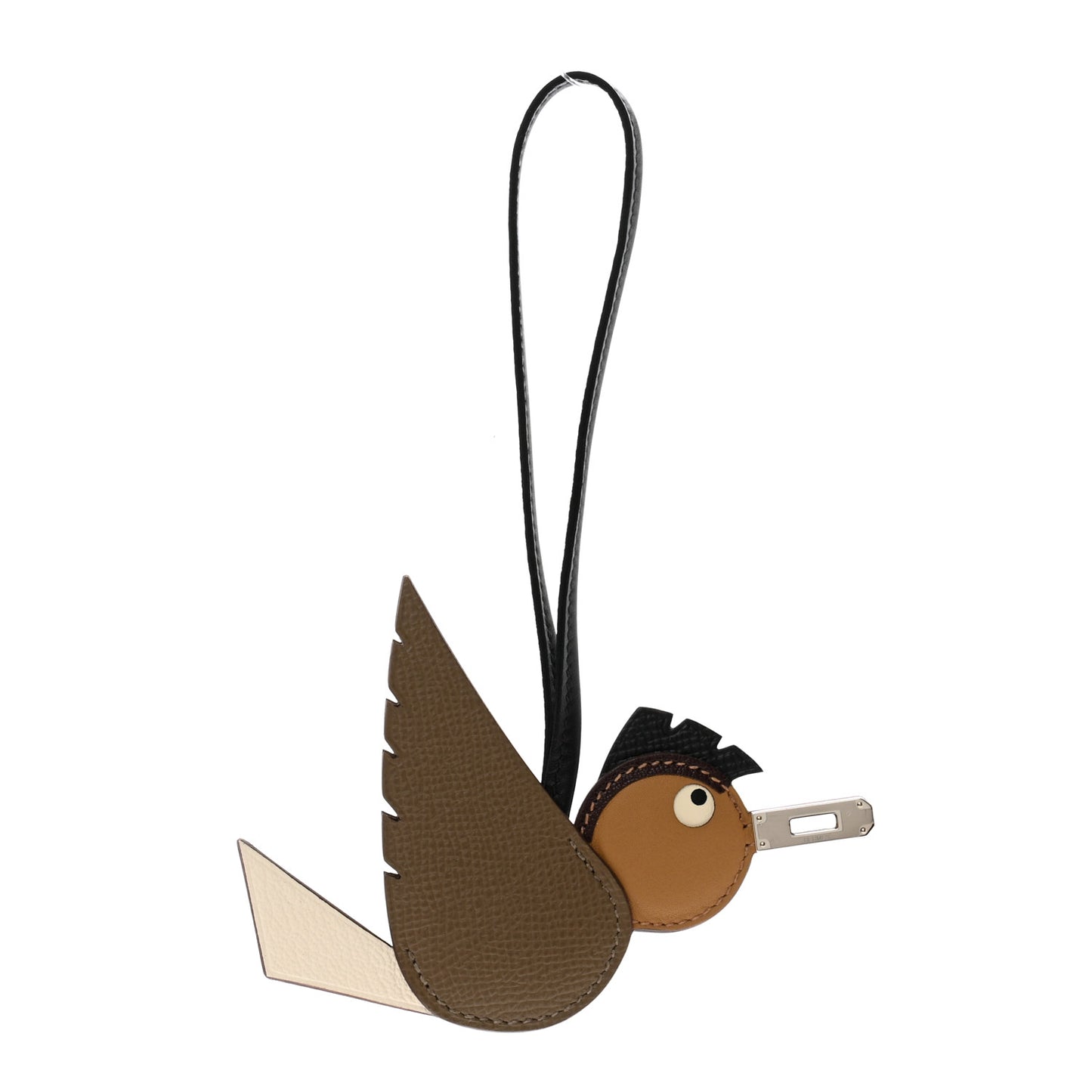 Epsom Swift Chevre Mysore Birdy Bag Charm Etoupe Nata Biscuit Rouge Sellier Black