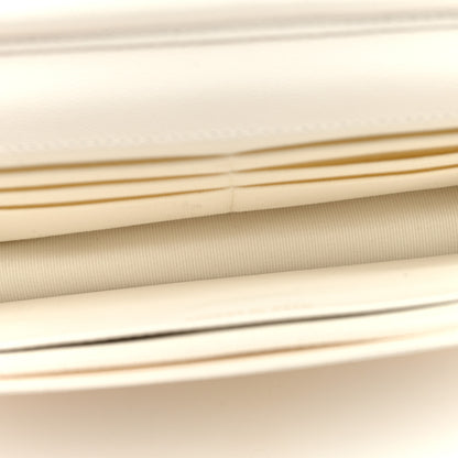 Chanel Caviar Quilted Enamel Coco Casino Wallet On Chain WOC White 5 of 9