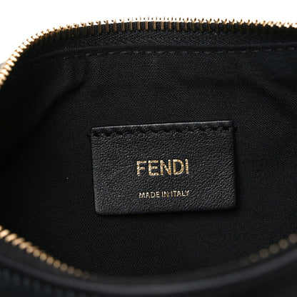 Fendi Vitello Grace Matte Small Fendigraphy Hobo Bag Black 6 of 10