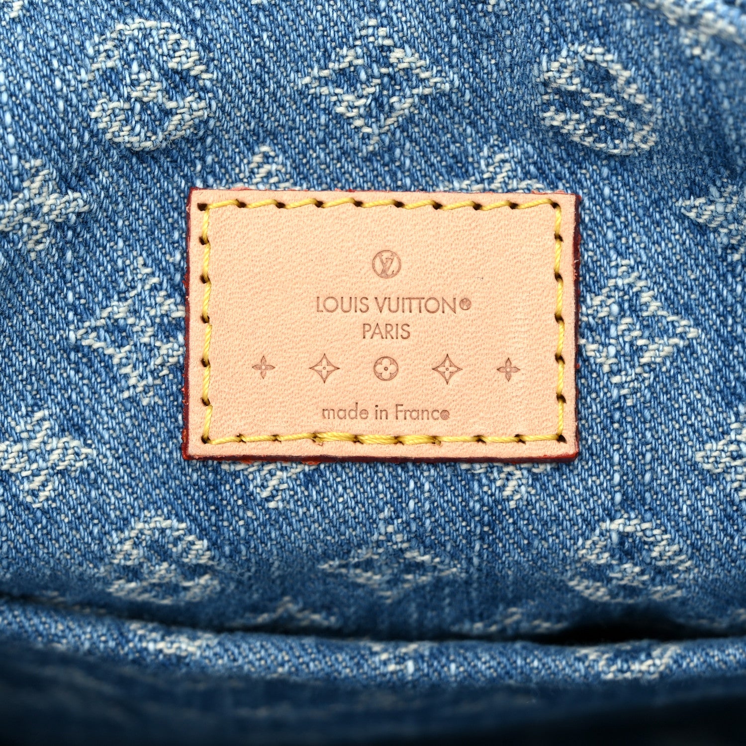 Louis Vuitton Denim Venice Backpack Blue 6 of 9